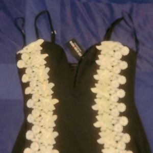 Sweet emotions dress black and white sz medium
